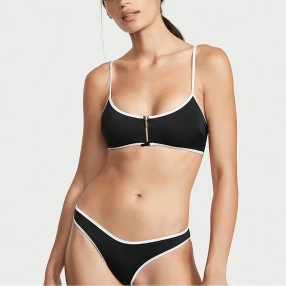 Victoria's Secret Other - Victoria's Secret Black and White Bikini swim Set